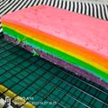 Cooksnap dari Pratiwi Qodratgalih Purnomo untuk resep Rainbow cake kukus lembut dan mudah