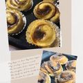 Huang Ru Yu's cooksnap of when they made 肉桂捲/巧克力捲麵包.