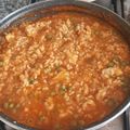 El cooksnap de Alex Balague cuando hizo Arroz con bacalao.