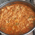 El cooksnap de Alex Balague cuando hizo Arroz con bacalao.