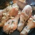 El cooksnap de Isabel R. cuando hizo Pollo frito al ajillo.