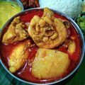 Subhasree Santra's cooksnap of when they made রবিবারের মুরগির ঝোল (Sunday Chicken Curry recipe in Bengali).