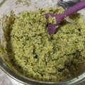 El cooksnap de ghaniatreides cuando hizo Espaguetis de calabacín con pesto de brócoli.