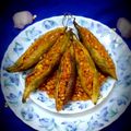 Name - Anuradha Mathur का कुकस्नैप जब उन्होंने बेसन स्टफ्ड मसाला करेला (besan stuffed masala karela recipe in Hindi) बनाया था।