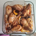 El cooksnap de Raquel Belvis cuando hizo Muslos de pollo asados con limón, orégano y ajo {receta griega}.