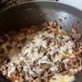 El cooksnap de Pily Guerrero cuando hizo Alambre de res.