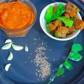 Neeta Bhatt का कुकस्नैप जब उन्होंने राजस्थानी लहसुन टमाटर की चटनी (rajasthani lahsun tamatar ki chutney recipe in Hindi) बनाया था।