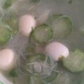 Cooksnap dari Hafidzan Rusnarteja untuk resep #557. Sup Oyong Soun Telur Puyuh