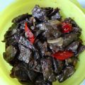 Cooksnap dari Nani Dwi Aplati untuk resep Oseng paru cabe hijau