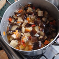 El cooksnap de Roberto Moras cuando hizo Berenjenas en escabeche.