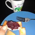 El cooksnap de Xaviera Tinto D Jerez cuando hizo Mermelada de Jamaica con frutos rojos.