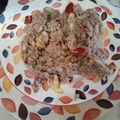 El cooksnap de Laura Adriana Cuello cuando hizo Arroz Chaufa con pollo.