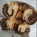 El cooksnap de Rocío Fagundez cuando hizo Torta Marmolada de: chocolate, canela, vainilla y coco.