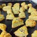 El cooksnap de Amelia Morales cuando hizo Scones de queso y orégano.
