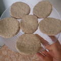 El cooksnap de dKat cuando hizo Hamburguesa de soja texturizada.
