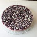 El cooksnap de Teresita Felíz cuando hizo Cheesecake de arándanos.
