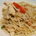 El cooksnap de José Luis HR cuando hizo Fideos chinos con pollo y gambas.