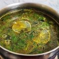 Ananthi @ Crazy Cookie's cooksnap of when they made Turmeric Lemon Rasam.