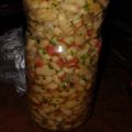 El cooksnap de Fernanda López cuando hizo Porotos al escabeche.
