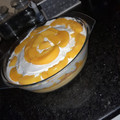 El cooksnap de Laila Aldana cuando hizo POSTRE DE VAINILLA CON 🍑DURAZNOS🍑 CREMA CHANTILLY Y VAINILLAS 🤩😋😋🤩🍑.