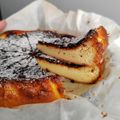 Cooksnap Nurina Izzati semasa beliau membuat Basque Burnt Cheesecake.