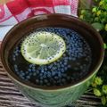 Cooksnap Norashikin Rahmat semasa beliau membuat Air Lemon dan Selasih.