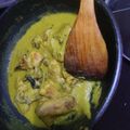 Cooksnap Norazlina Abd Aziz semasa beliau membuat Ghondang (rendang) Kacang Mo Ayam.