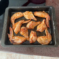 El cooksnap de Luis García cuando hizo Alitas de pollo al horno con miel.