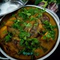 Arya Paradkar का कुकस्नैप जब उन्होंने भरवां आलू बैंगन की सब्जी (bharwa aloo baingan ki sabzi recipe in Hindi) बनाया था।