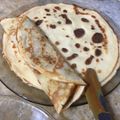 El cooksnap de cristinarecetas cuando hizo Panqueques de Doña Petrona.