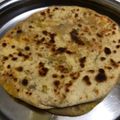 Priti Patel's cooksnap of when they made પનીર આલુ પરાઠા(Paneer Aloo Paratha Recipe In Gujarati).
