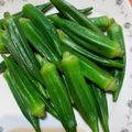 水晶姊姊 的 燙青菜～秋葵 cooksnap