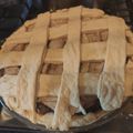 El cooksnap de Anaína Rivero cuando hizo Pastel de manzana-pie.