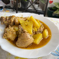 El cooksnap de felipe serendipia cuando hizo Pollo en salsa con patatas guisadas.