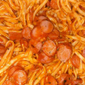 El cooksnap de Rodica Lenuta cuando hizo Tallarines con salchichas.
