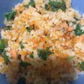 Cooksnap dari tian siti nurdinnati untuk resep Nasi Salmon Bayam