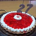 El cooksnap de Priscila Basso cuando hizo Tarta de frutillas!!! A mi manera.
