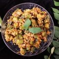 Rashi Mudgal का कुकस्नैप जब उन्होंने आंध्रा फ्राई भिंडी (Andhra Fry bhindi recipe in Hindi) बनाया था।