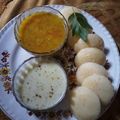Veena Khatri's cooksnap of when they made Idli Sambar.