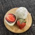 Cooksnap dari Agnes senita untuk resep Strawberry and Sweet Red Bean Mochi (Ichigo Daifuku) - Tanpa Kukus