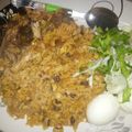 Jiddarh Kitchen's cooksnap of when they made Palm oil jallop rice and beans.
