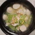 Cooksnap Dhabitah semasa beliau membuat Sup Timun Telur.