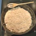 El cooksnap de Andres Martin Iglesias cuando hizo Pasta con salmón fresco y quesos.