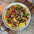 Cooksnap Salina Jalaludin semasa beliau membuat Sotong goreng kunyit.