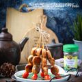 Cooksnap dari Clarissa's Kitchen untuk resep Bakso dan Sosis Bakar Madu Teflon