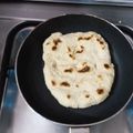 El cooksnap de Petunia Peña cuando hizo Pan pita sin levadura.