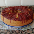 El cooksnap de Aldana Sanchez cuando hizo Torta invertida de manzana 🍎.