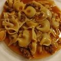 El cooksnap de Ro Y Ambar Toba cuando hizo Guiso de fideos con carne picada.