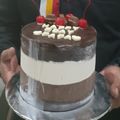 Cooksnap dari delta untuk resep 48. Triple Choco Mousse Cake