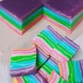 Cooksnap dari Wahyu mustika untuk resep Kue Lapis Tepung Beras Coklat Moka